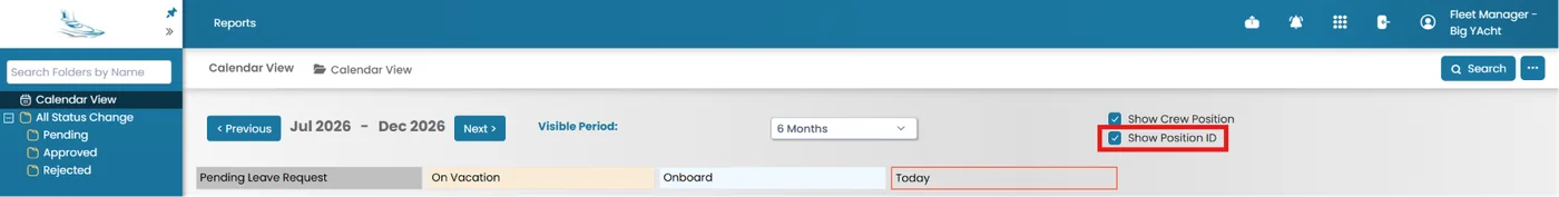 Hide Position ID in Crew Planner Calendar View